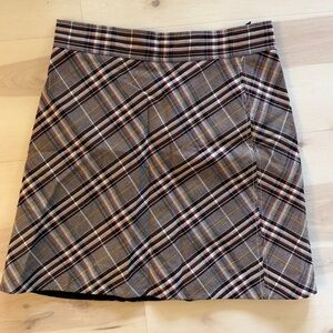 Theory Plaid Women's Skirt